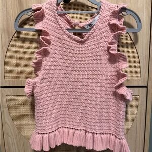 Zara Soft Pink Knit Top